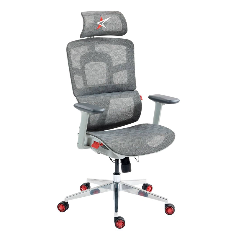 SILLA ERGONOMICA DRAGSTER M3 TRIMESH GRAY - 1