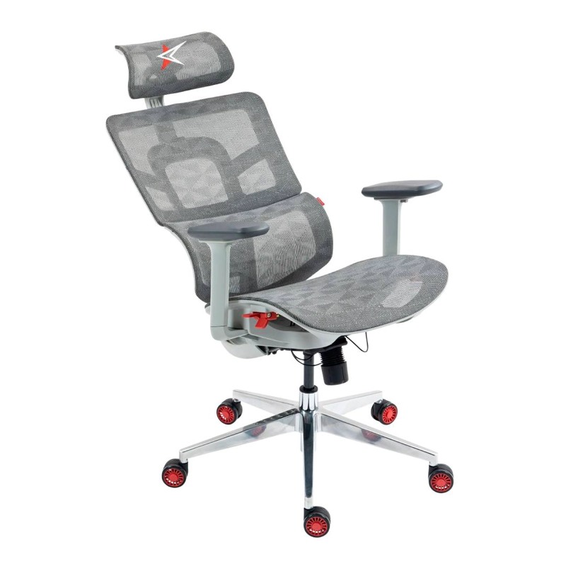 SILLA ERGONOMICA DRAGSTER M3 TRIMESH GRAY - 2