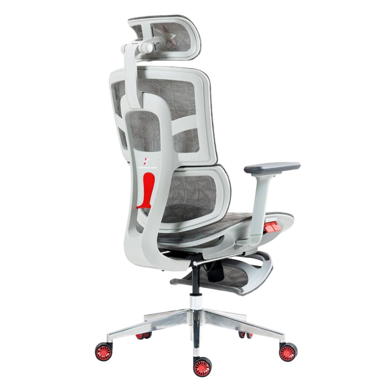 SILLA ERGONOMICA DRAGSTER M4 TRIMESH GRAY - 4