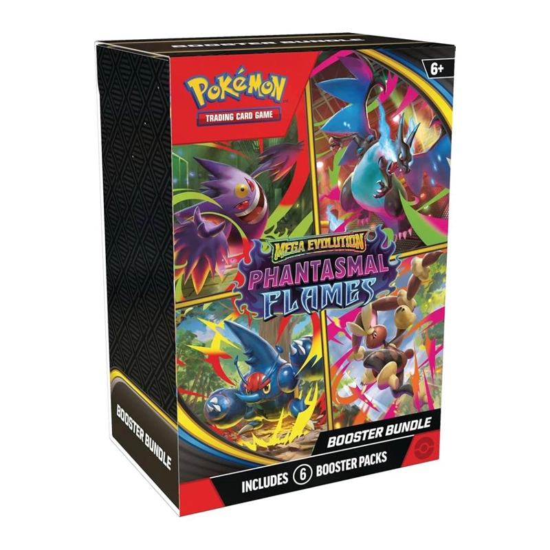 POKEMON MEGA EVOLUTION PHANTASMAL FLAMES BOOSTER BUNDLE ESP - 1