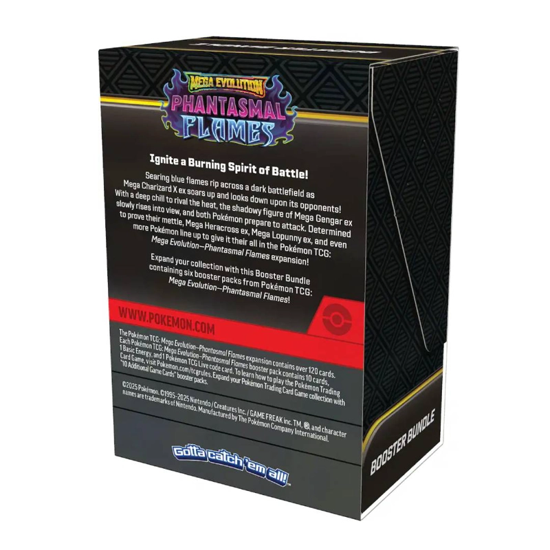 POKEMON MEGA EVOLUTION PHANTASMAL FLAMES BOOSTER BUNDLE ESP - 2