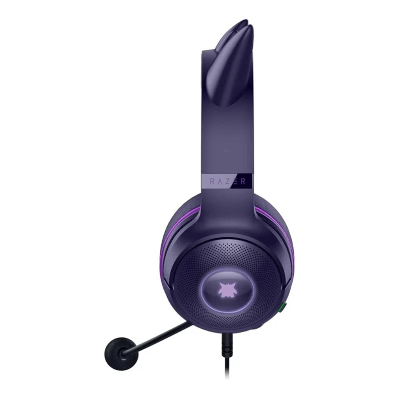 AUDIFONOS RAZER KRAKEN KITTY V2 POKE MON GENGAR EDITION - 3