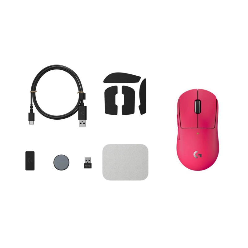 MOUSE GAMER LOGITECH G PRO X SUPERLIGHT 2C ROSADO - 5