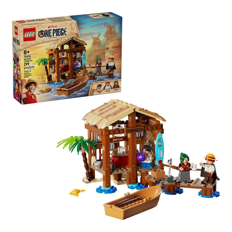 LEGO ONE PIECE: CABAÑA DEL PUEBLO MOLINO 75636 - 1