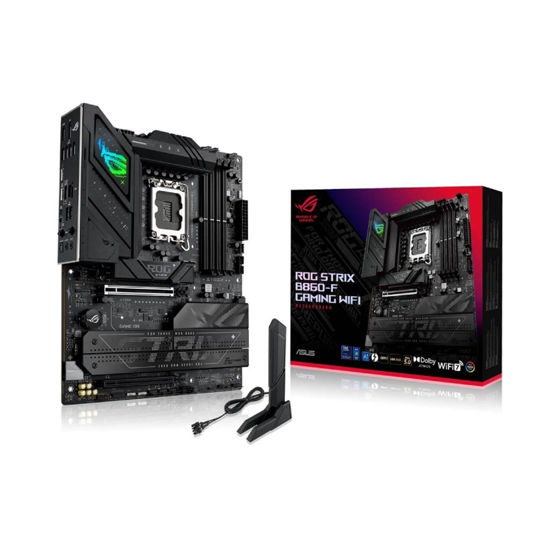 PLACA MADRE ASUS ROG STRIX B860-F GAMING WIFI, ATX, DDR5 - 1