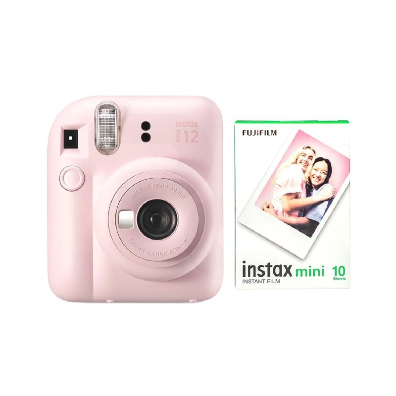 CAMARA FUJIFILM INSTAX MINI 12 ROSA + 10 FILM - 1