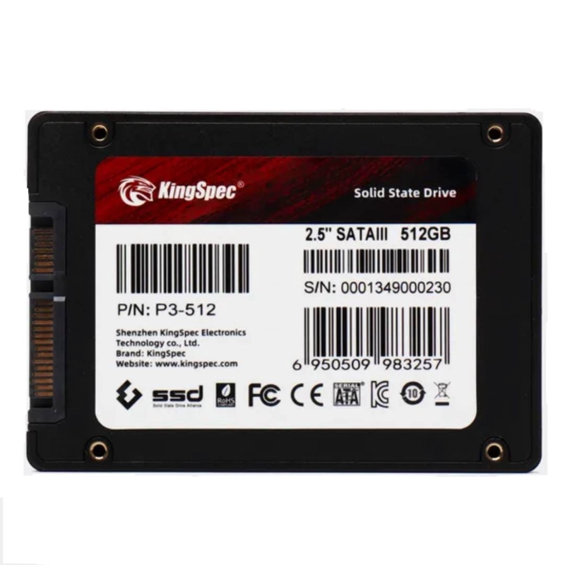 DISCO DURO SSD KINGSPEC P3-512 512GB SATA III - 3