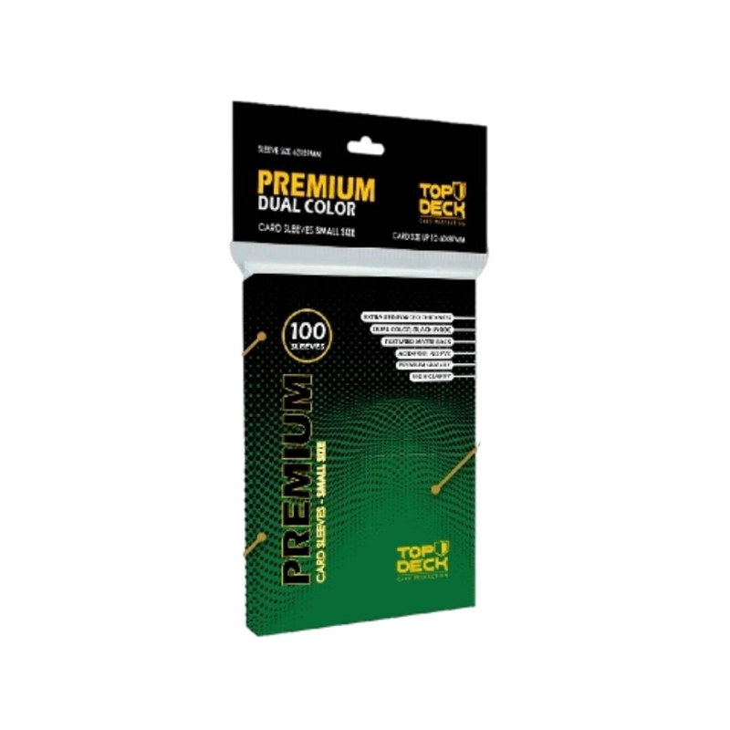 PROTECTORES PREMIUM DUAL COLOR SMALL VERDE (62X89MM) - 1