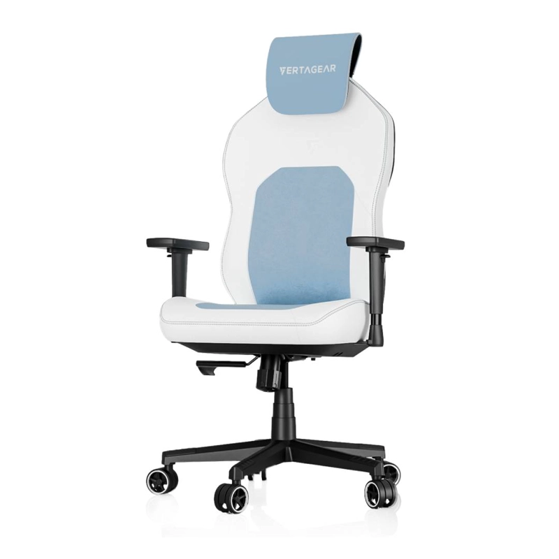 SILLA GAMER VERTAGEAR SL1800 WHITE/BABY BLUE - 1