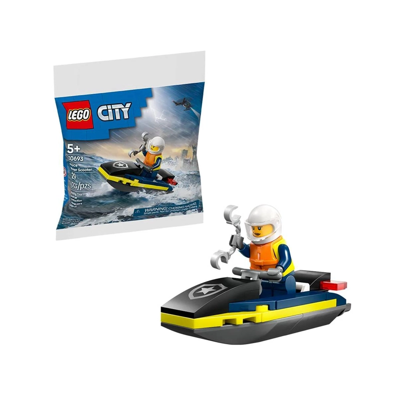 LEGO CITY: MOTO DE AGUA DE POLICIA 30693 - 1