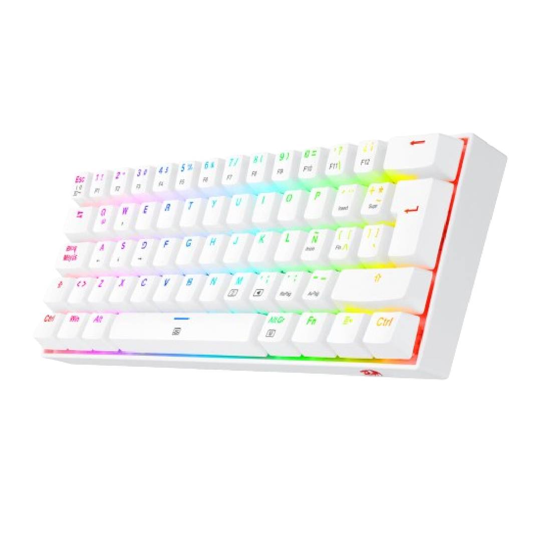 TECLADO REDRAGON K630 DRAGONBORN WHITE SWITCH BROWN ESPAÑOL - 2