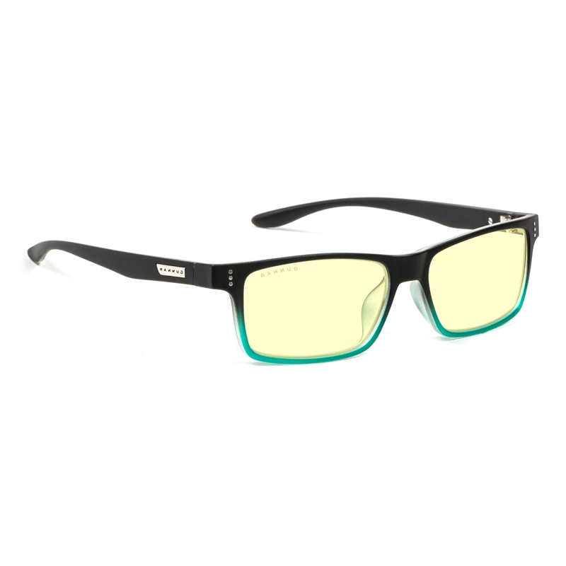 LENTES GAMER GUNNAR CRUZ ONYX TEAL AMBER - 1