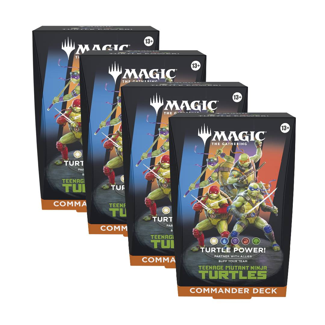 MTG: TEENAGE MUTANT NINJA TURTLES - COMMANDER X4 DECK INGLE S - 1