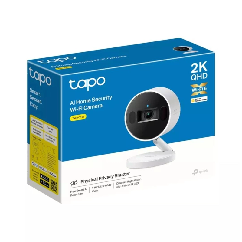 CAMARA DE SEGURIDAD TP-LINK TAPO C125 WI-FI 6 2K QHD - 2