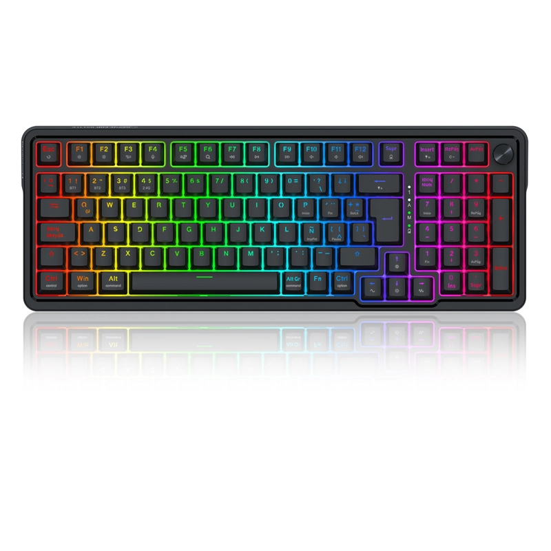 TECLADO REDRAGON EISA PRO K686RGB-PRO SP WIRELESS ESPAÑOL - 1