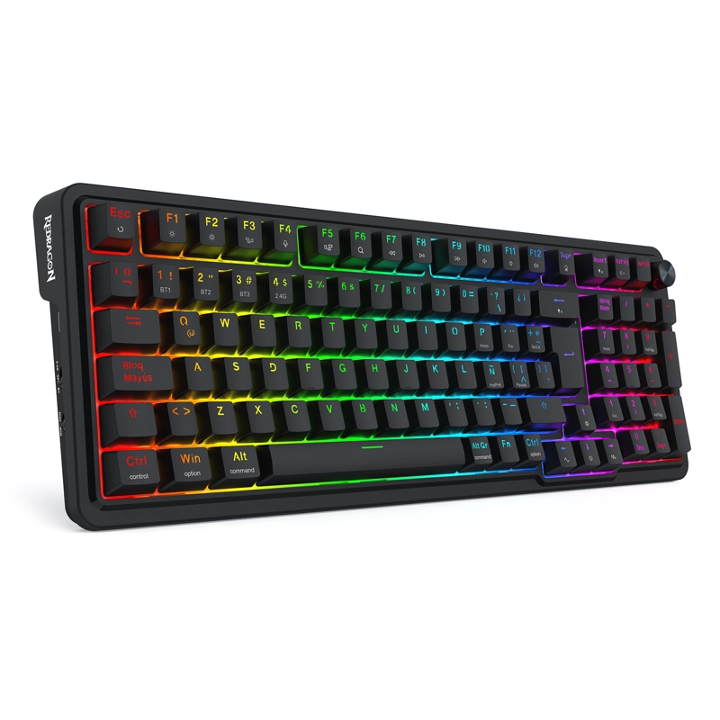 TECLADO REDRAGON EISA PRO K686RGB-PRO SP WIRELESS ESPAÑOL - 2