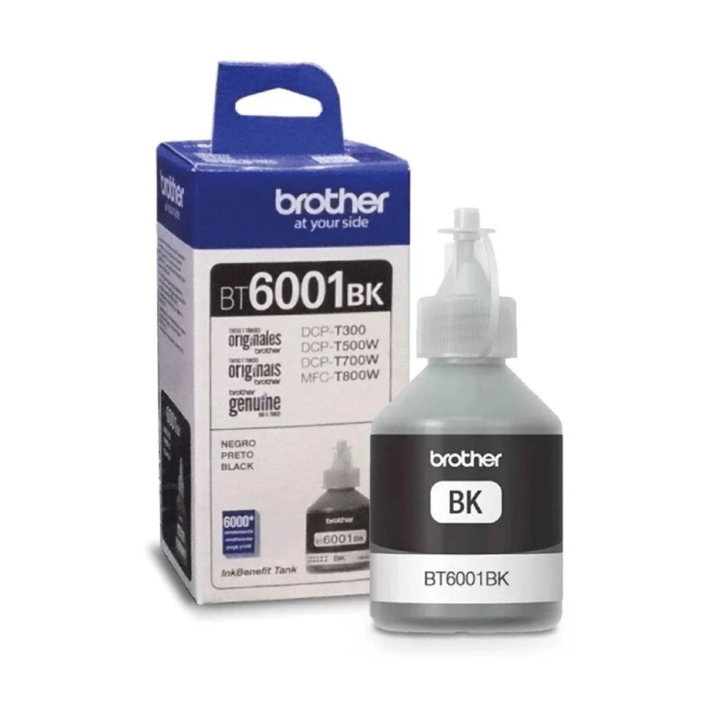BOTELLA DE TINTA NEGRO BROTHER BT6001BK - 2