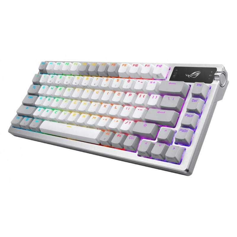TECLADO GAMER MECANICO ASUS ROG AZOTH, INALAMBRICO, BLANCO - 2
