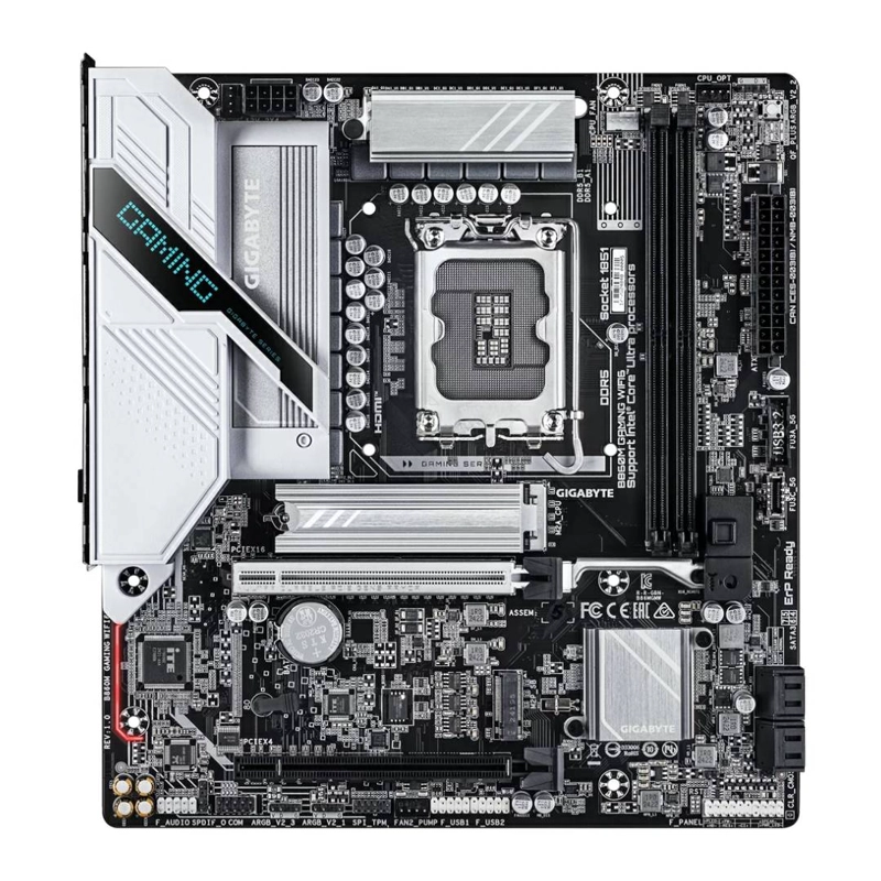 PLACA MADRE GIGABYTE B860M GAMING WIFI6, MATX, LGA1851 - 2