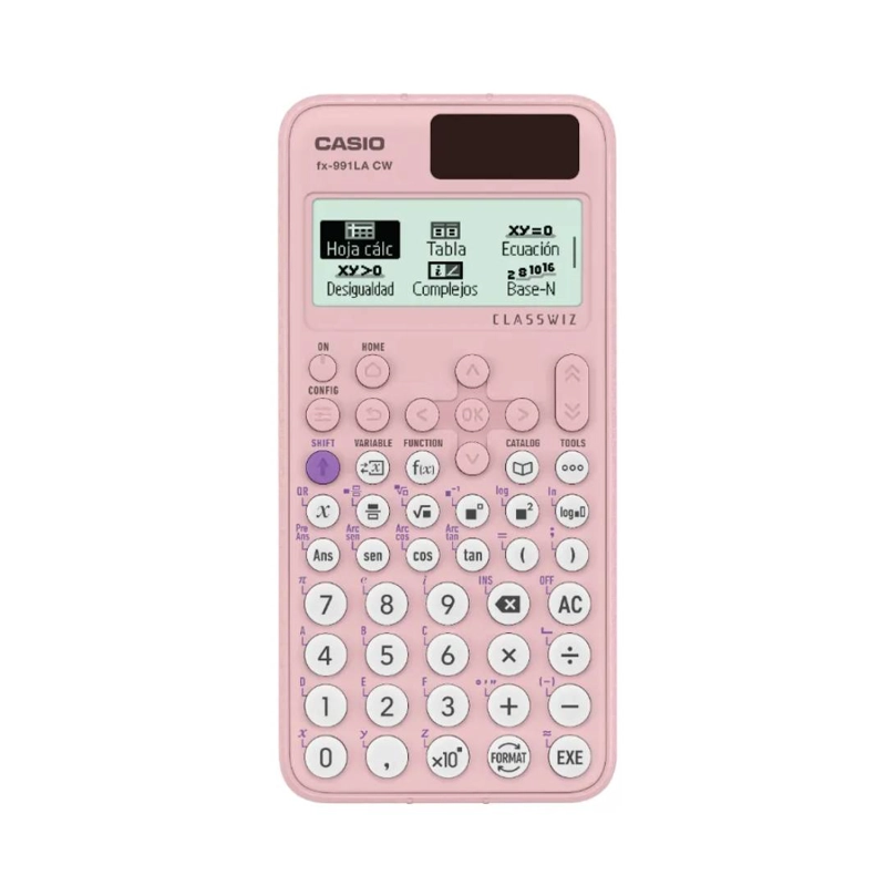 CALCULADORA CIENTIFICA CASIO FX-991LACW-PK ROSADO - 1