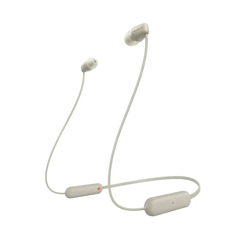 AUDIFONOS INALAMBRICOS IN-EAR SONY WI-C100 CREMA - 1