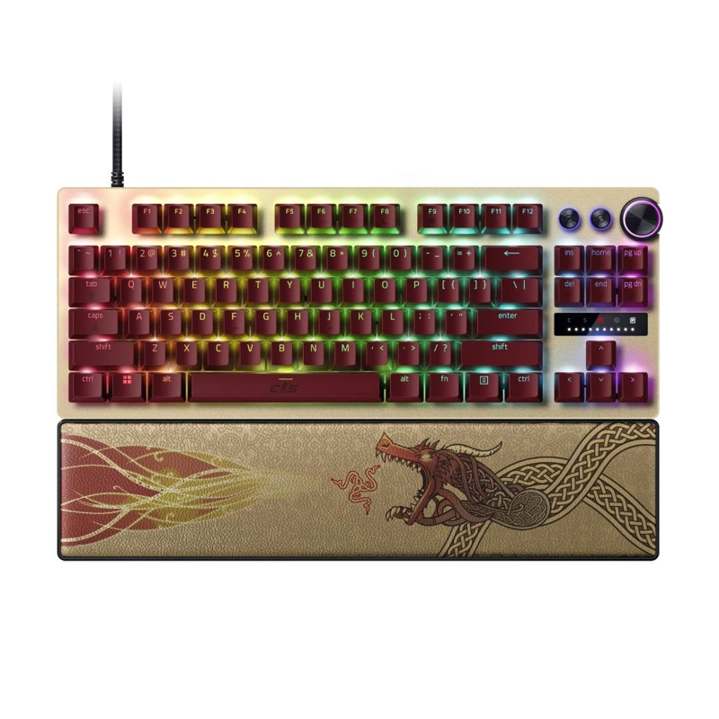 TECLADO RAZER HUNTSMAN V3 PRO TKL - COUNTER-STRIKE 2 EDITION - 1