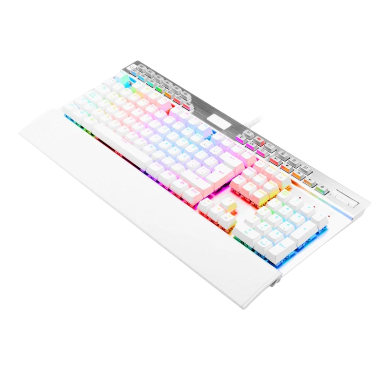 TECLADO REDRAGON YAMA WHITE - SWITCH PURPLE, ESPAÑOL - 3