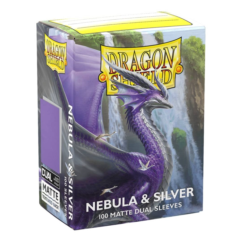 PROTECTOR DRAGON SHIELD STANDARD DUAL MATTE NEBULA & SILVER - 2