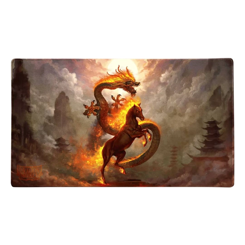 PLAYMAT DRAGON SHIELD FIRE HORSE 2026 ART, LIMITED EDITION - 1