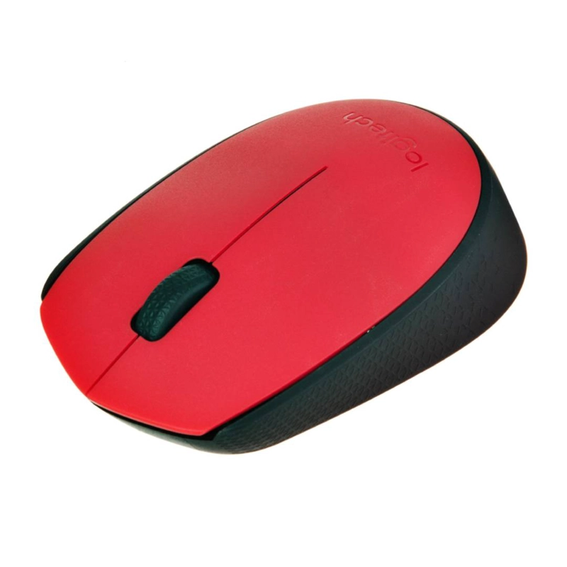 MOUSE INALAMBRICO LOGITECH M170 - ROJO - 2