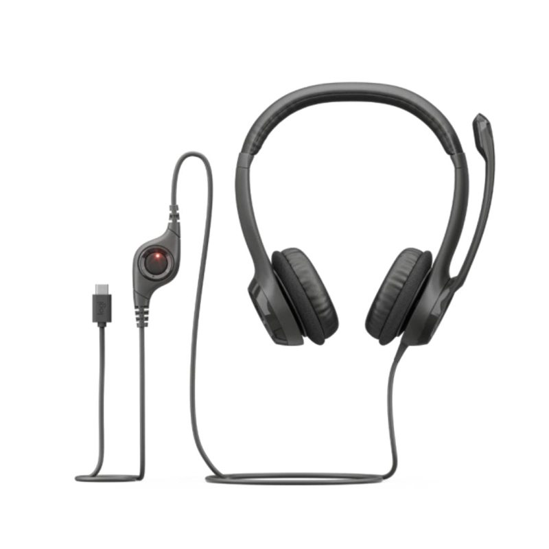 AUDIFONOS LOGITECH H390 USB-C - OVER-EAR - 2