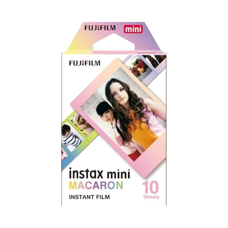 PACK DE 10 FILM INSTAX MINI, DISEÑO MACARON - 2