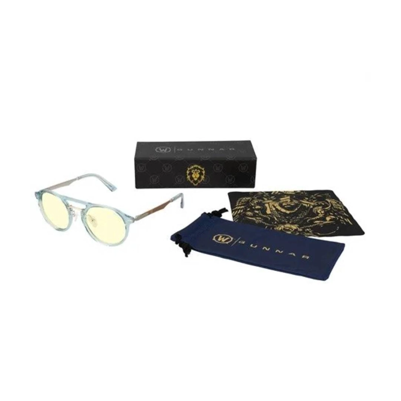 LENTES GUNNAR WORLD OF WARCRAFT: ALLIANCE BLUE CRYSTAL AMBER - 4