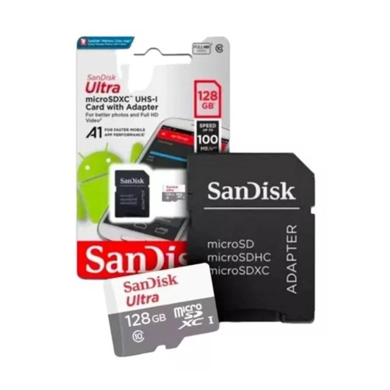 TARJETA DE MEMORIA MICROSDXC SANDISK ULTRA 128 GB UHS-I - 1