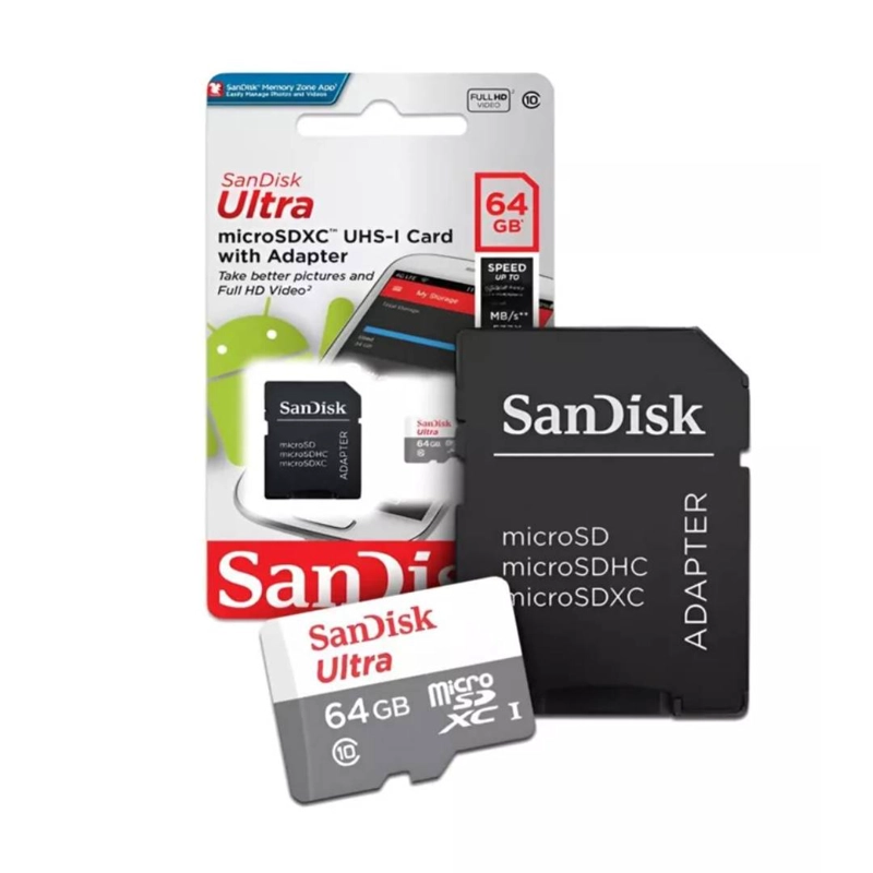 TARJETA DE MEMORIA MICROSDXC SANDISK ULTRA 64 GB UHS-I - 1