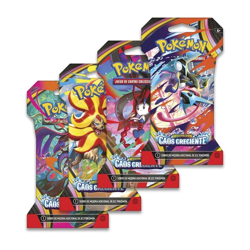 Pokémon Chaos Rising Sleeved Booster Pack (Español)
