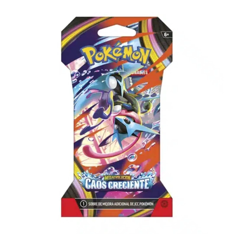 POKEMON TCG: CHAOS RISING SLEEVED BOOSTER PACK ESPAÑOL - 2
