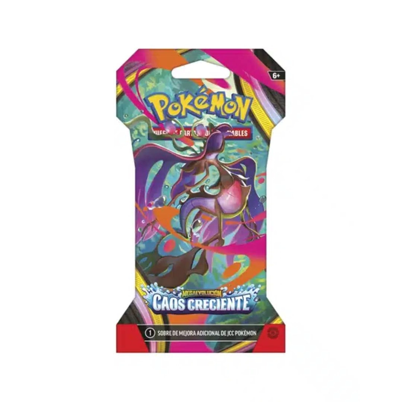 POKEMON TCG: CHAOS RISING SLEEVED BOOSTER PACK ESPAÑOL - 4
