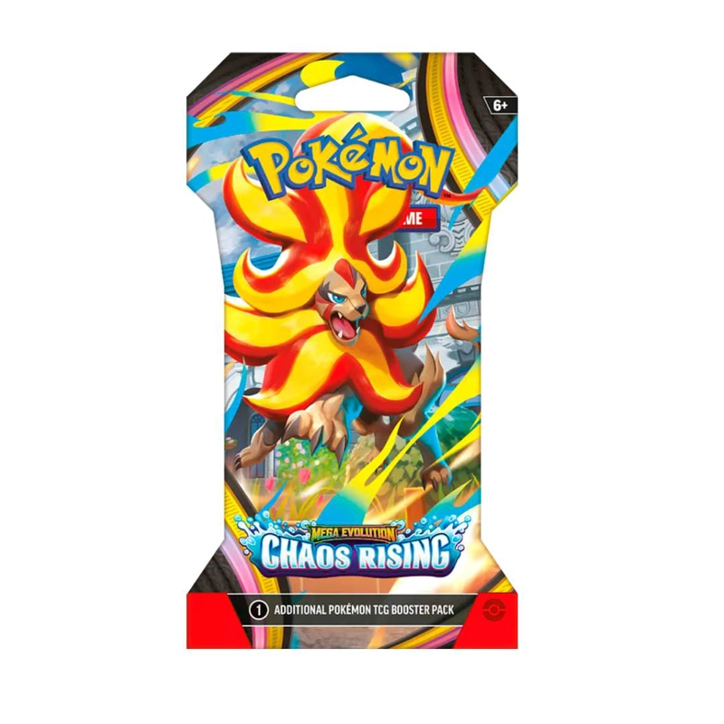 POKEMON TCG: CHAOS RISING SLEEVED BOOSTER PACK ESPAÑOL - 5