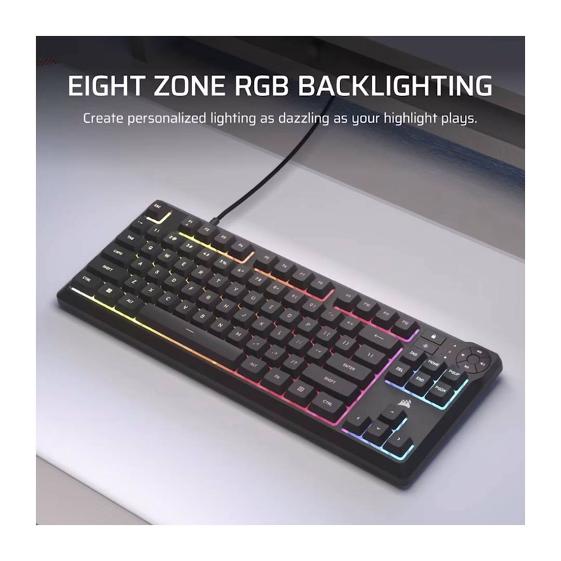 TECLADO GAMER CORSAIR K55 CORE TKL RGB - 5