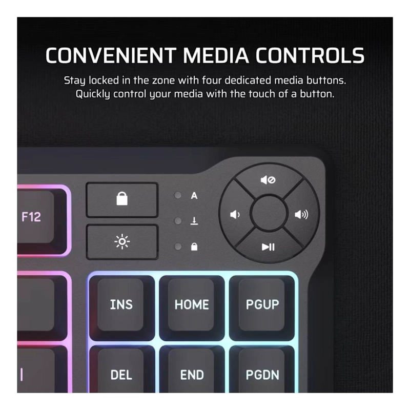 TECLADO GAMER CORSAIR K55 CORE TKL RGB - 6