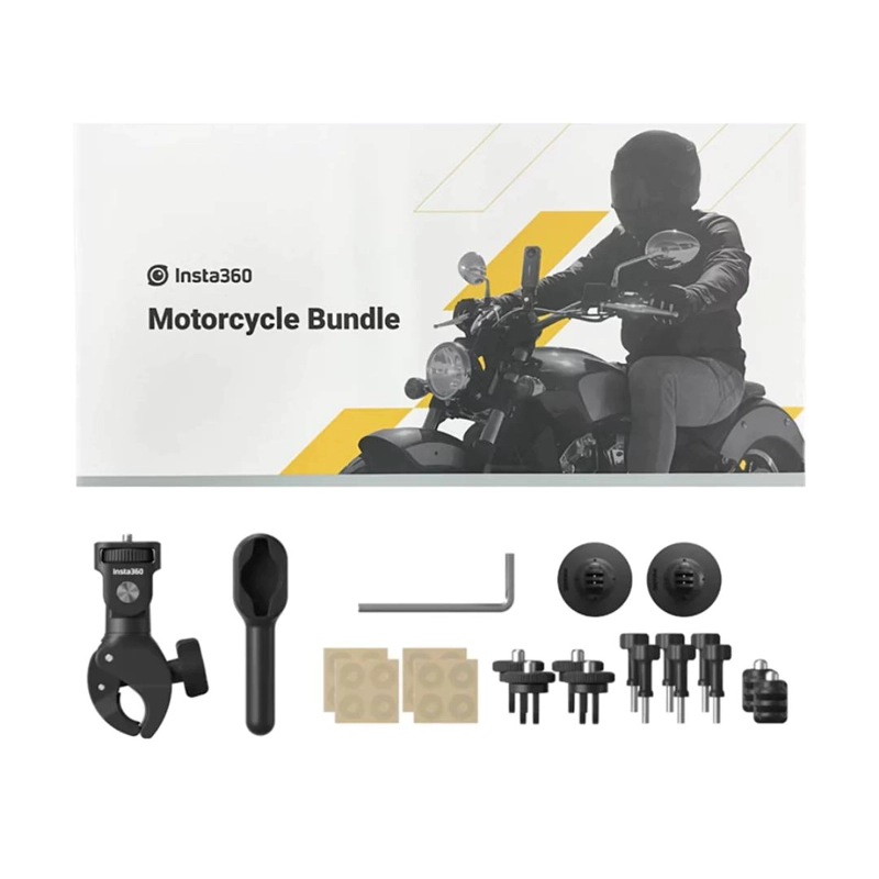 CAMARA INSTA360 X5 MOTORCYCLE BUNDLE, 360 GRADOS, 8K - 2