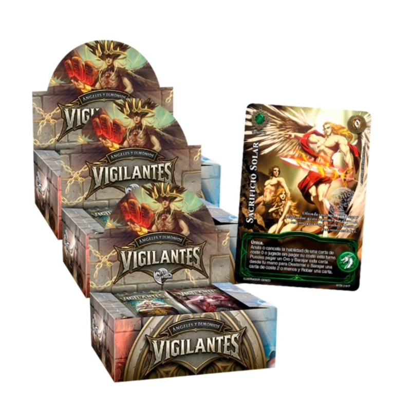 X3 DISPLAY ANGELES Y DEMONIOS VIGILANTES + PROMO - 1