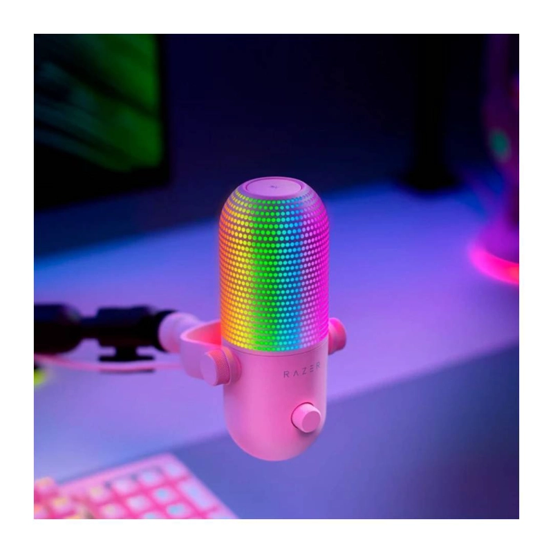 MICROFONO RAZER SEIREN V3 CHROMA QUARTZ - 4