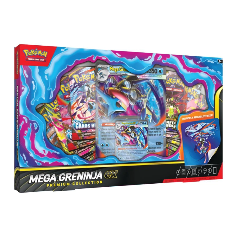 POKEMON TCG MEGA GRENINJA EX PREMIUM COLLECTION BOX ESPAÑOL - 1