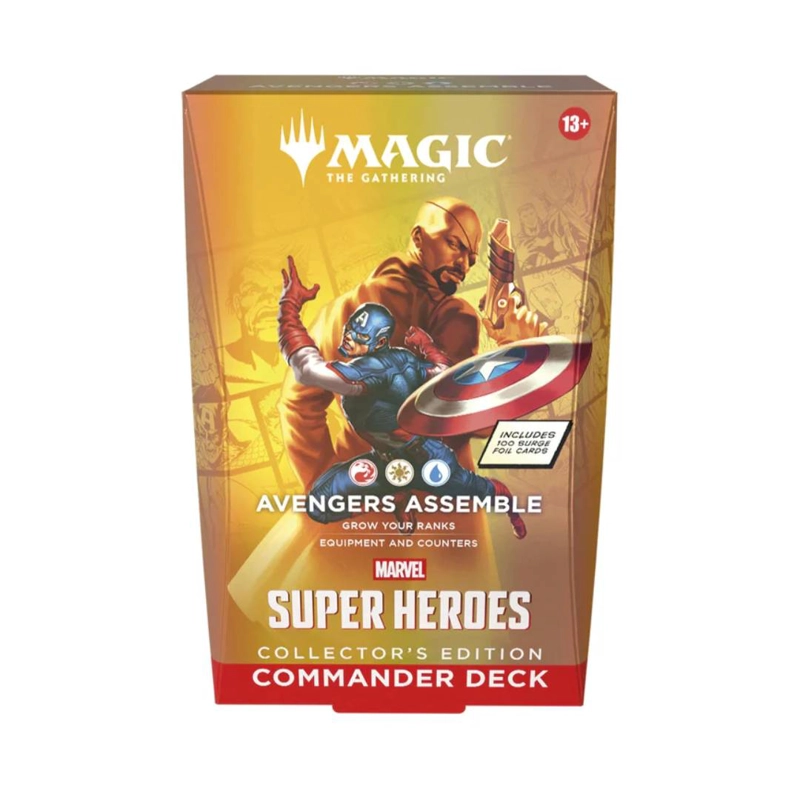 MTG MARVEL SUPER HEROES COMMANDER DECK X4 COLLECTOR EDITION - 4