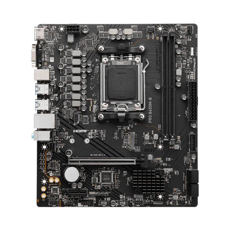 PLACA MADRE MSI PRO B650M-B, MICRO-ATX, AM5 - 2