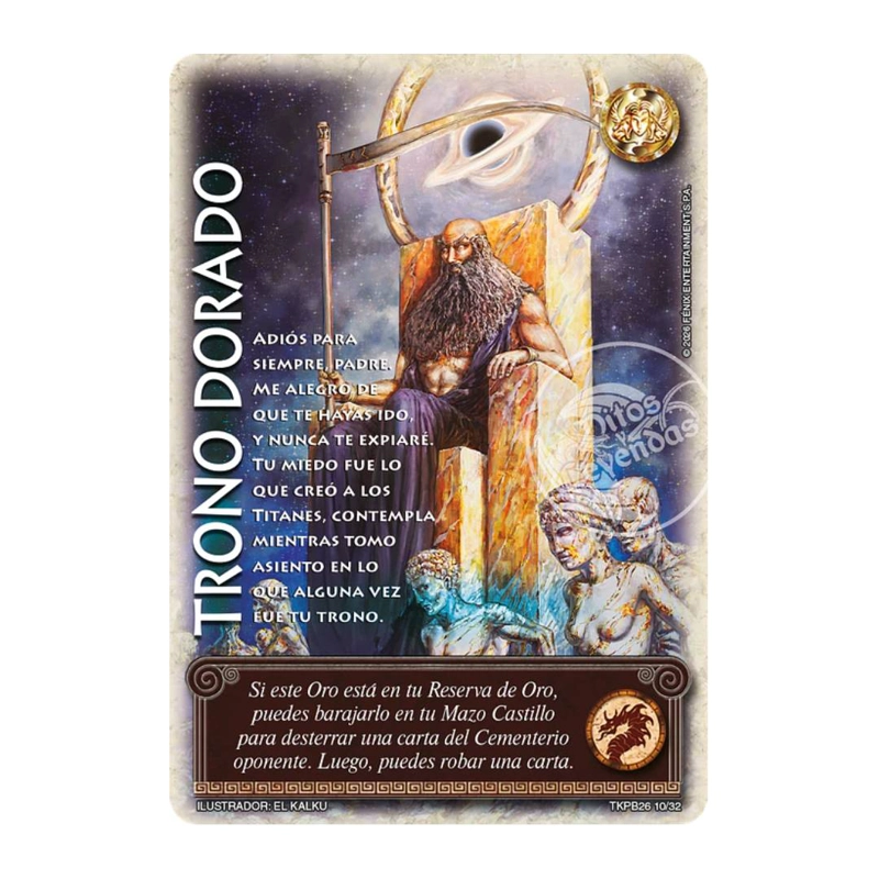 CARTA PROMOCIONAL TRONO DORADO PRIMER BLOQUE MYL - 1