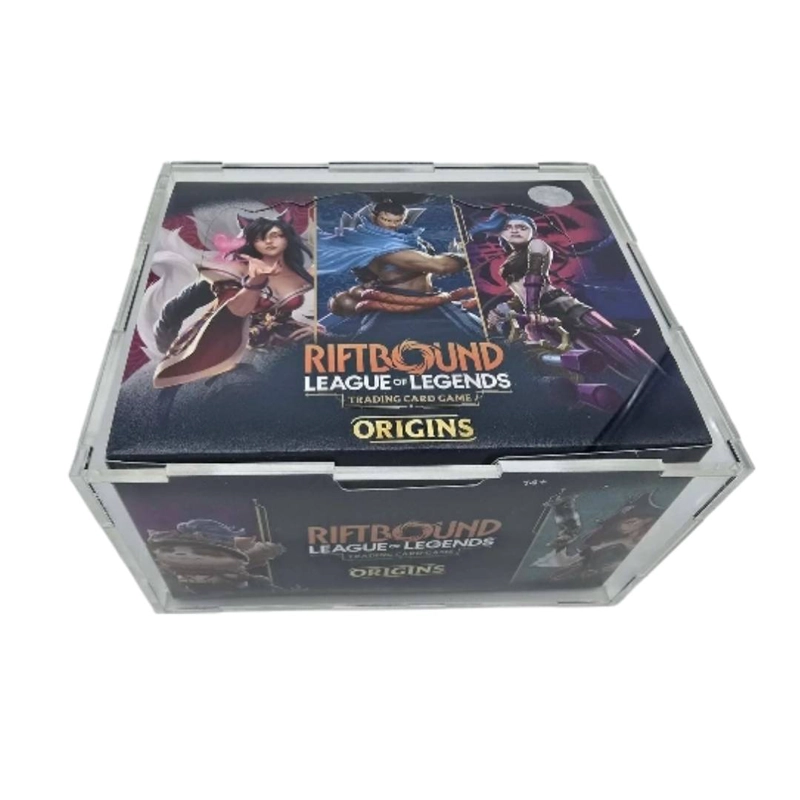 CAJA ACRILICA PROTECTOR DE BOOSTER BOX RIFTBOUND 15X12X8.5CM - 4