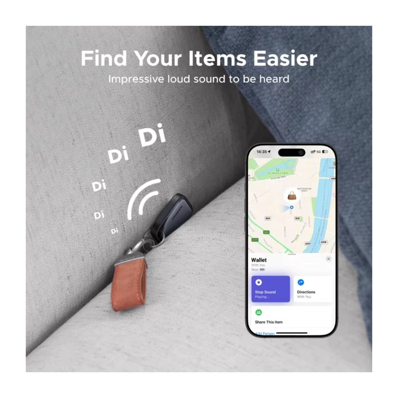 LOCALIZADOR BLUETOOTH UGREEN SMARTTAG APPLE FIND MY PARA IOS - 4